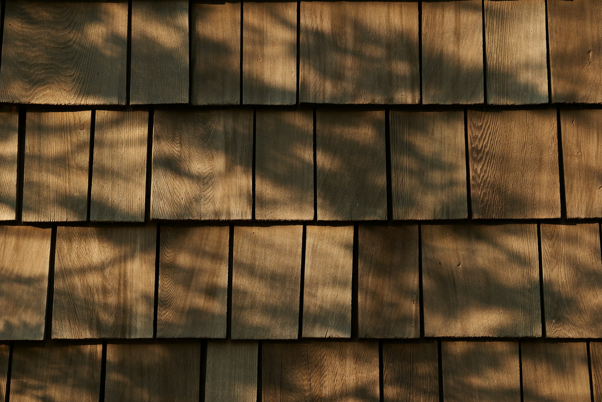 Background of wooden tile roof